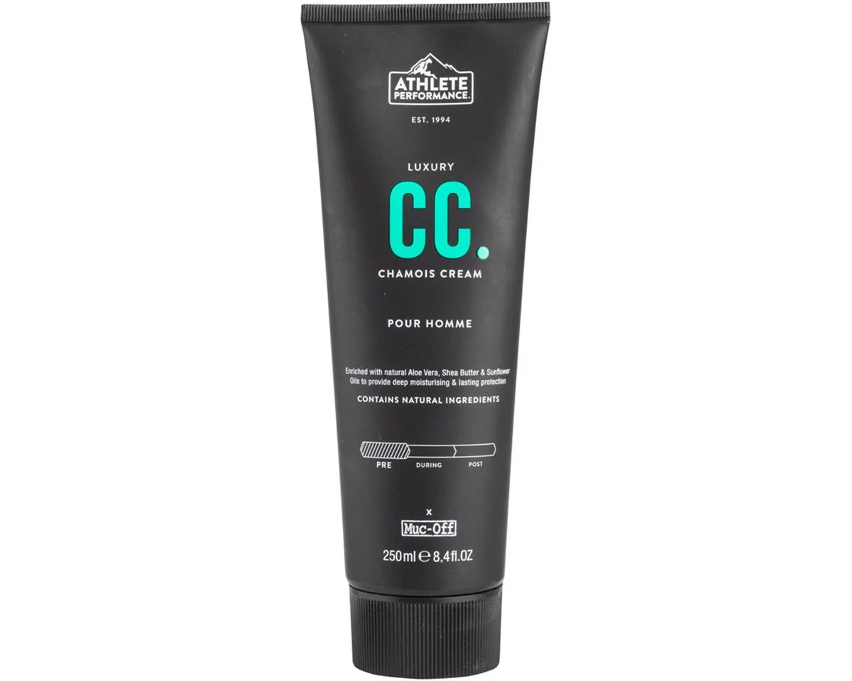 Muc-Off Athlete Performance Luxury Chamois Cream (Tube) (250ml)